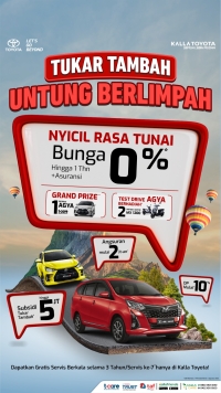 Promo Toyota Makassar - Tukar Tambah Untung Berlimpah