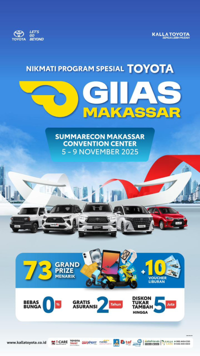 Kalla Toyota GIIAS Sumarecon Makassar 2025
