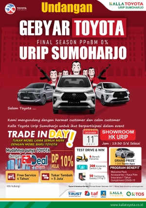 Gebyar Toyota 2021 - Toyota Urip Sumoharjo