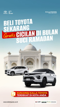 Beli Mobil Toyota, Gratis cicilan Tiap Tahun di Bulan Ramadhan